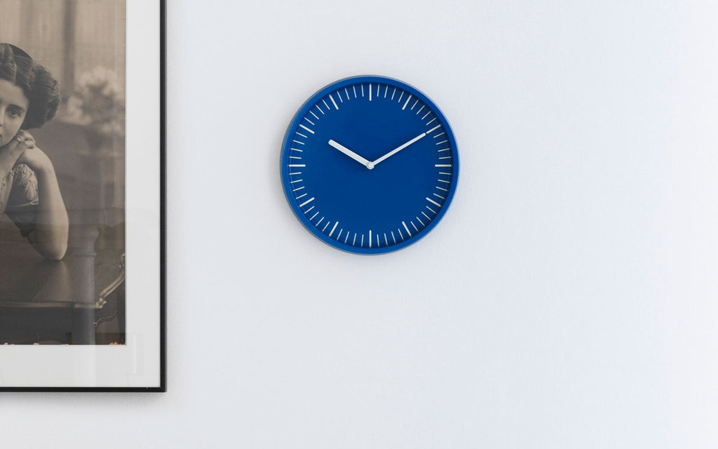 Day Wall Clock, Blue