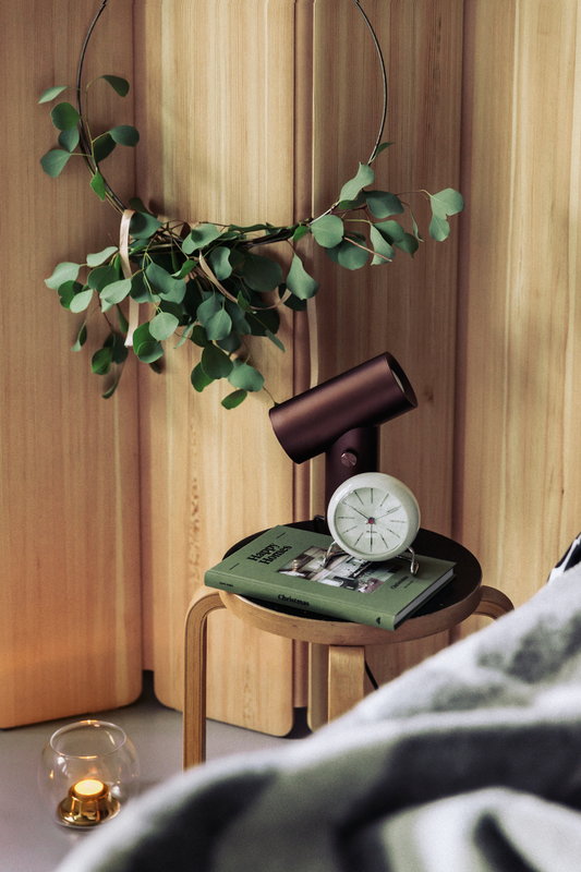 Arne Jacobsen Arne Jacobsen Station Table Alarm Clock Grey White