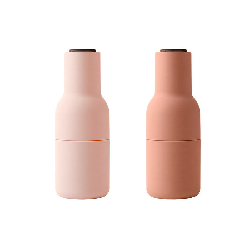 Audo | Bottle Grinder, Nude, Walnut Lid (2 Pack) | Vancouver