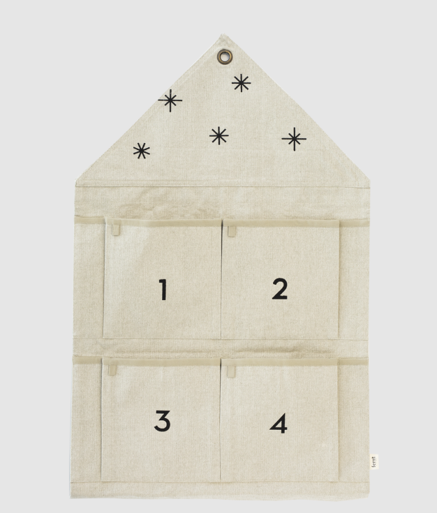 クリスマス ferm LIVING Star Christmas Calendar Ferm Living | Star Christmas Advent Calendar, Sand