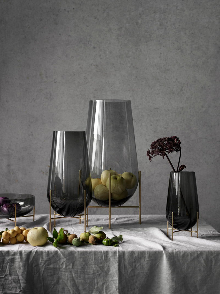 Audo | Echasse Vase, Small, Smoke | Vancouver Special