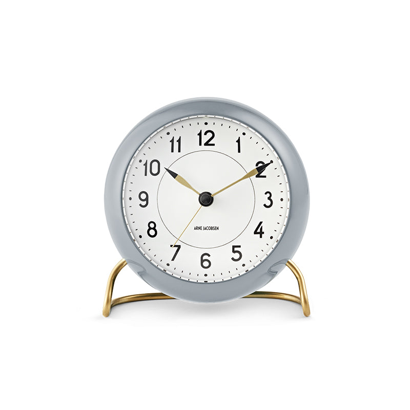 Arne Jacobsen Arne Jacobsen Station Table Alarm Clock Grey White