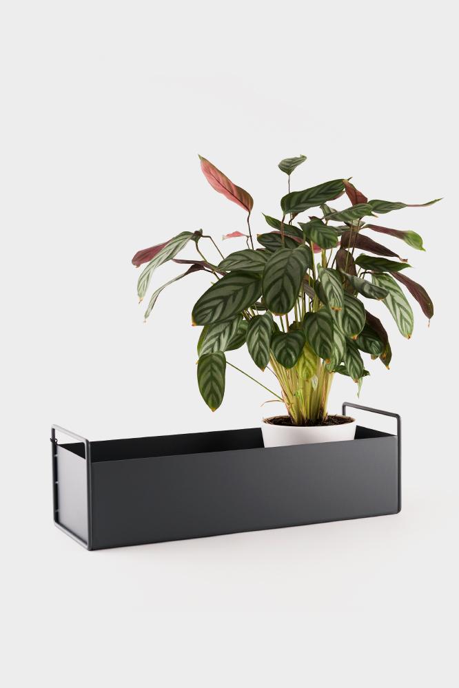 Ferm Living | Plant Box, Small, Dark Grey