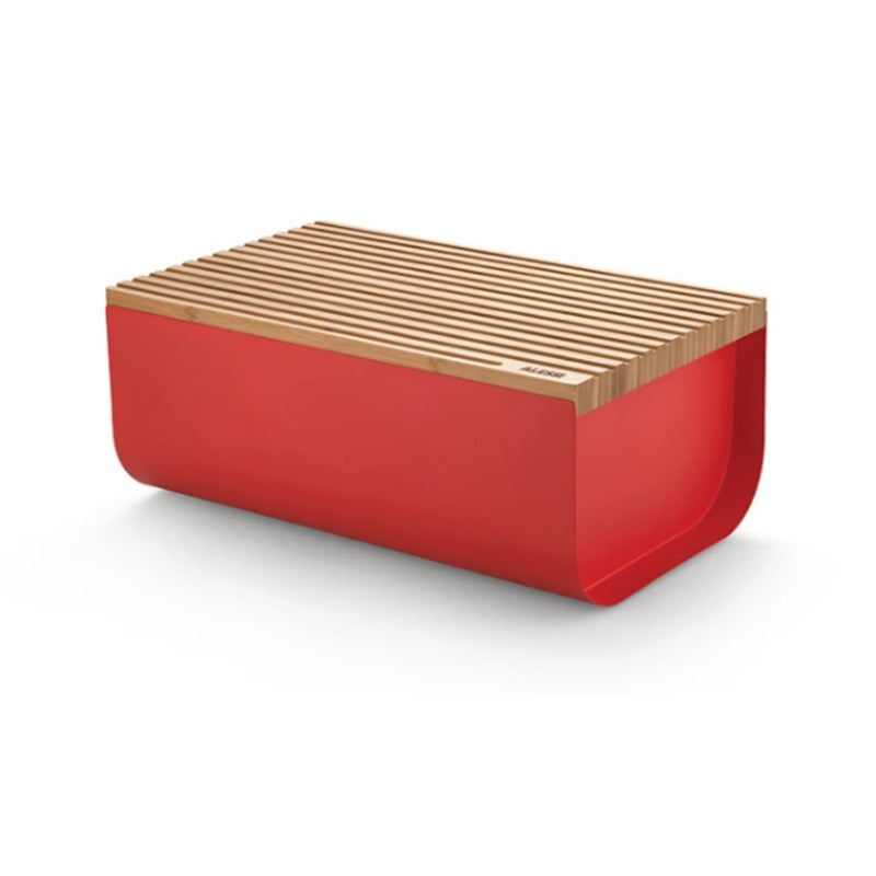Alessi Mattina Bread Box, Red