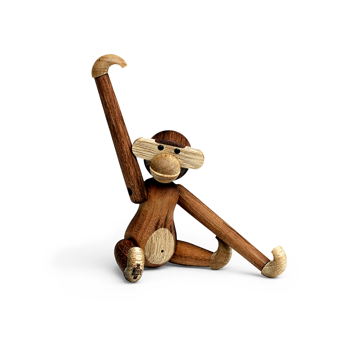Kay Bojesen Mini Monkey, Teak/Limba