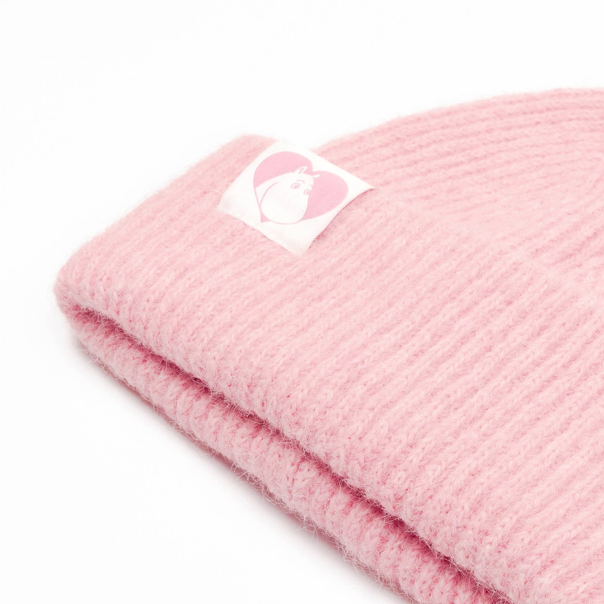 Moomintroll Fluffy Chunky Beanie, Pink