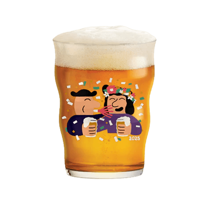 Mikkeller Pint Beer Glass 13.5 oz Deco 2025