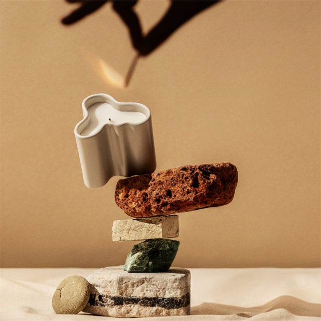 Aalto Scented Candle 8cm, Sand