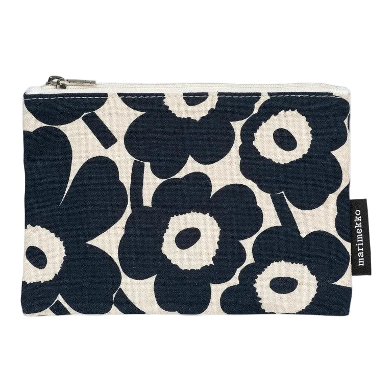 Kaika Mini Unikko Pouch, Dark Blue