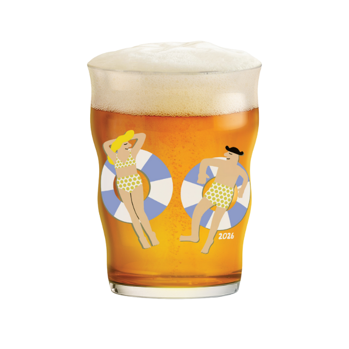 Mikkeller Pint Beer Glass 13.5 oz Clear 2026