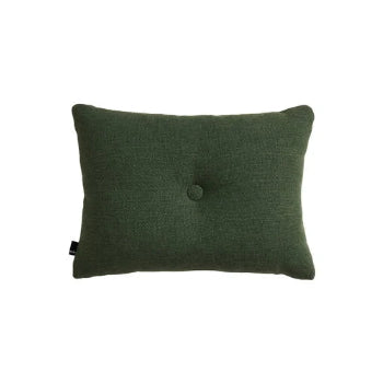 Dot Cushion Linen, Pine Green