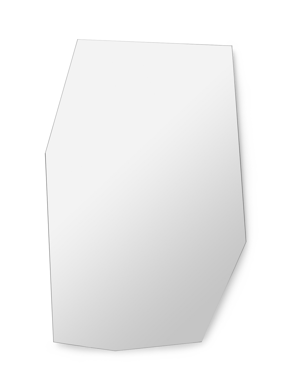 Shard Mirror, Black 50.5" x H: 76.4"
