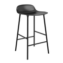 Form Stool 65cm Black/Black steel base