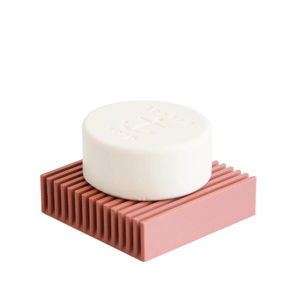 Douglas Soap Tray, Salmon / Square