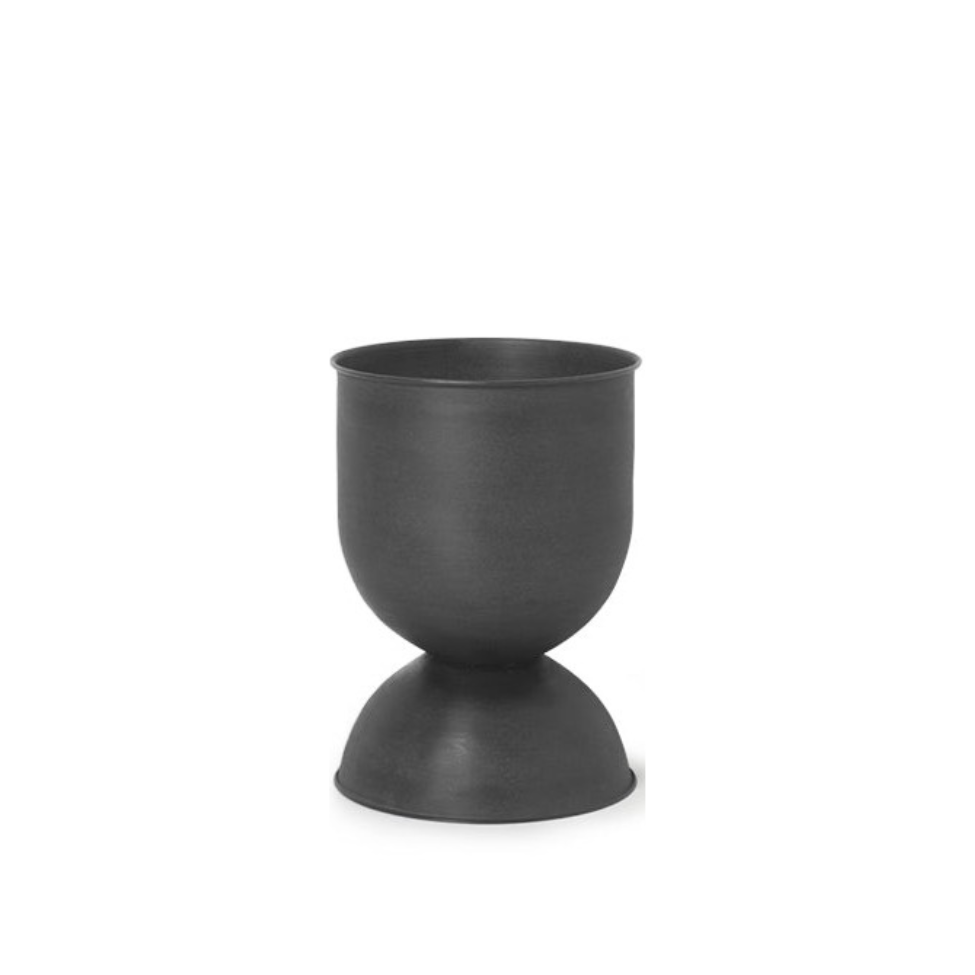 Hourglass Pot Small, Black