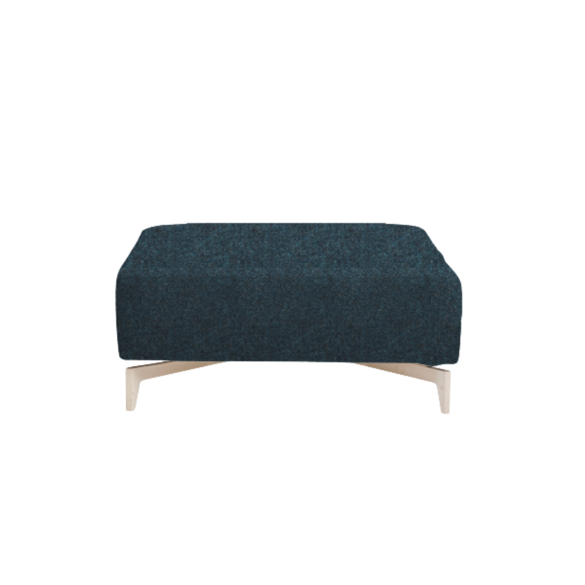 BINNING/LOTUS, Footstool, Petrol 846, Felt