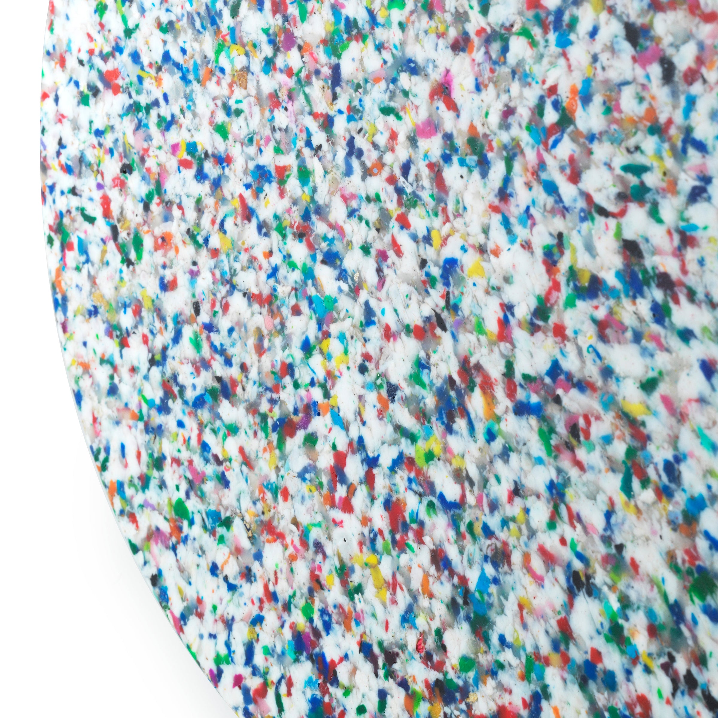 Bit Stool, White Multi