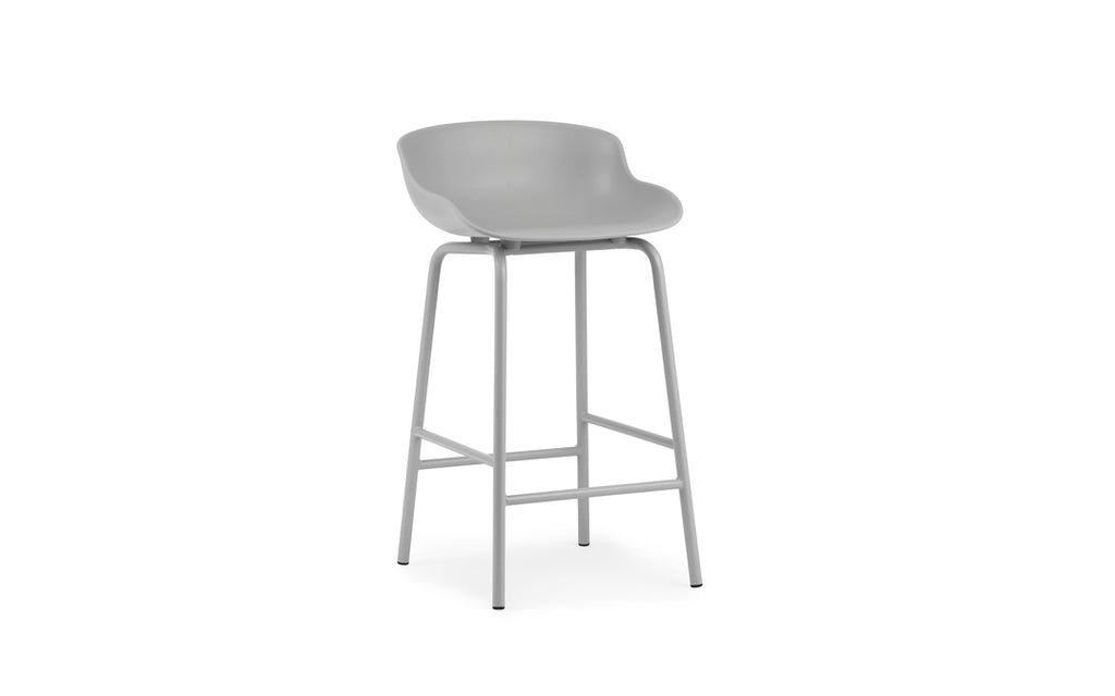 Hyg Barstool 65cm Steel Grey