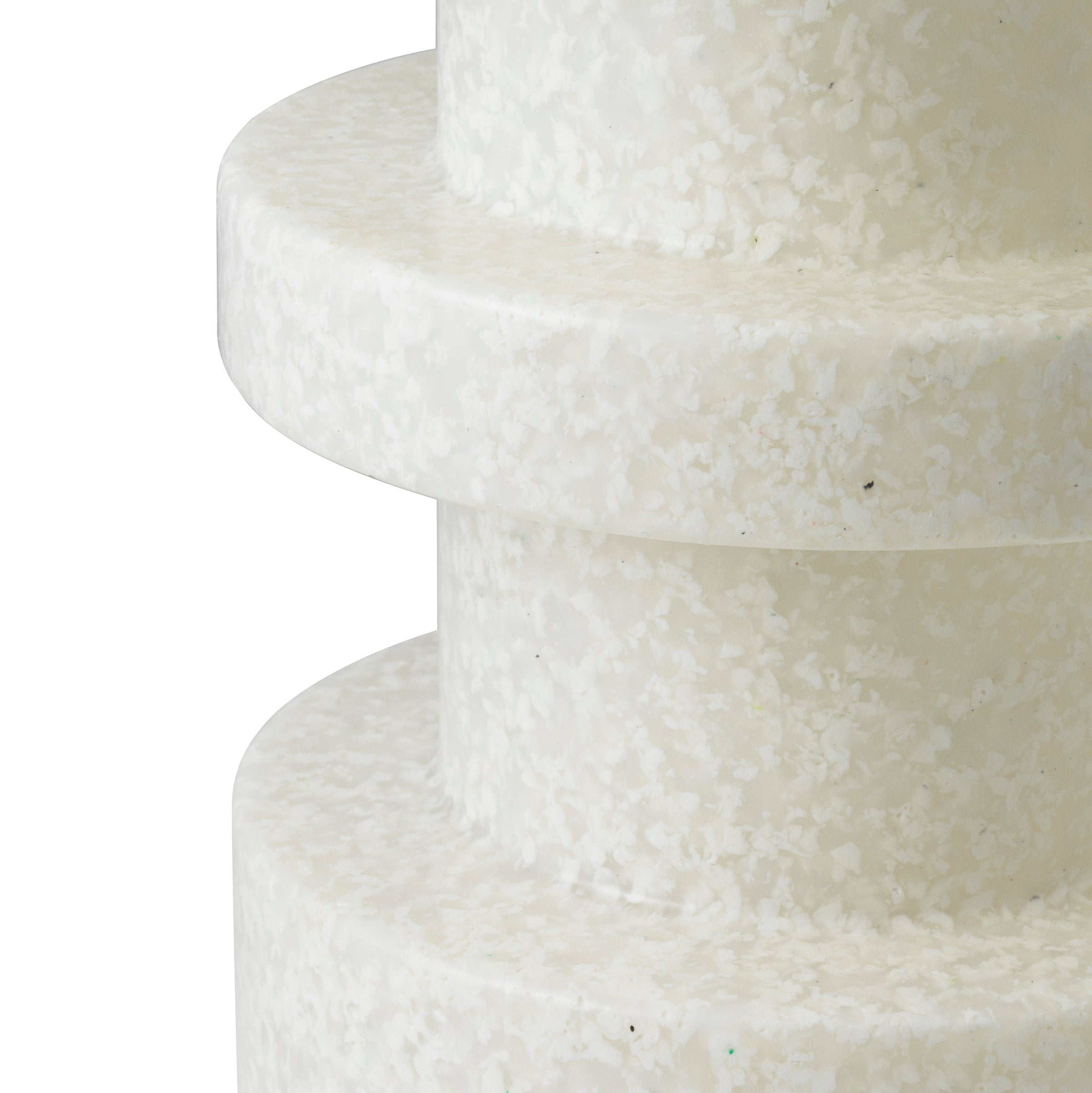 Bit Stool Stack, White/White