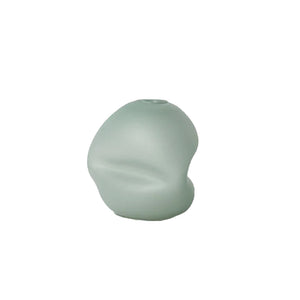 Pebble Vase 8" Matte Jade