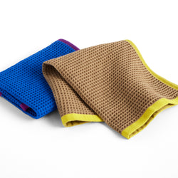 Canteen dish cloth set/2, blue/yellow