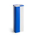 Tin Container, Slim, Blue/Off White
