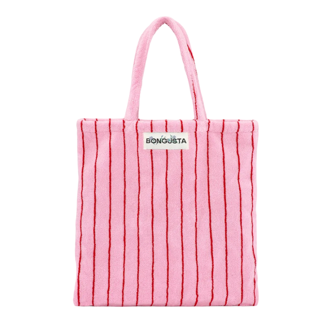 Naram Totebag, Baby Pink/ski patrol red