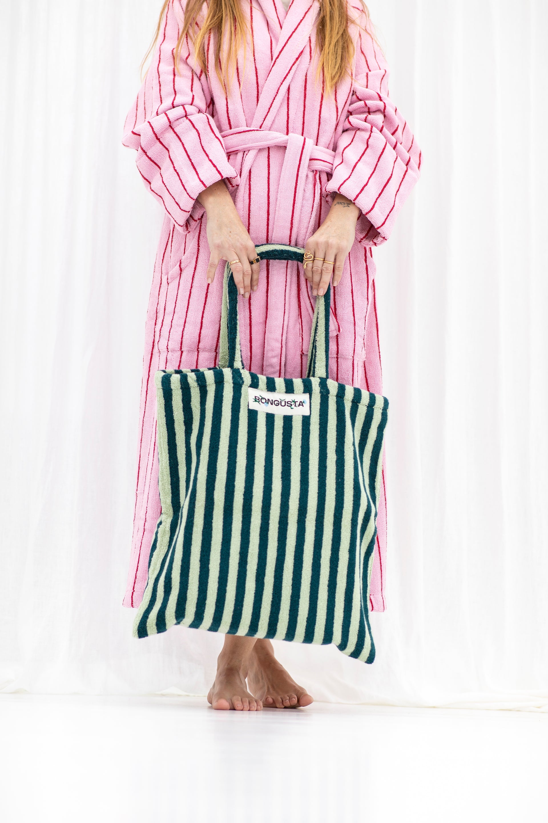 Naram Totebag, Seafoam/Teal