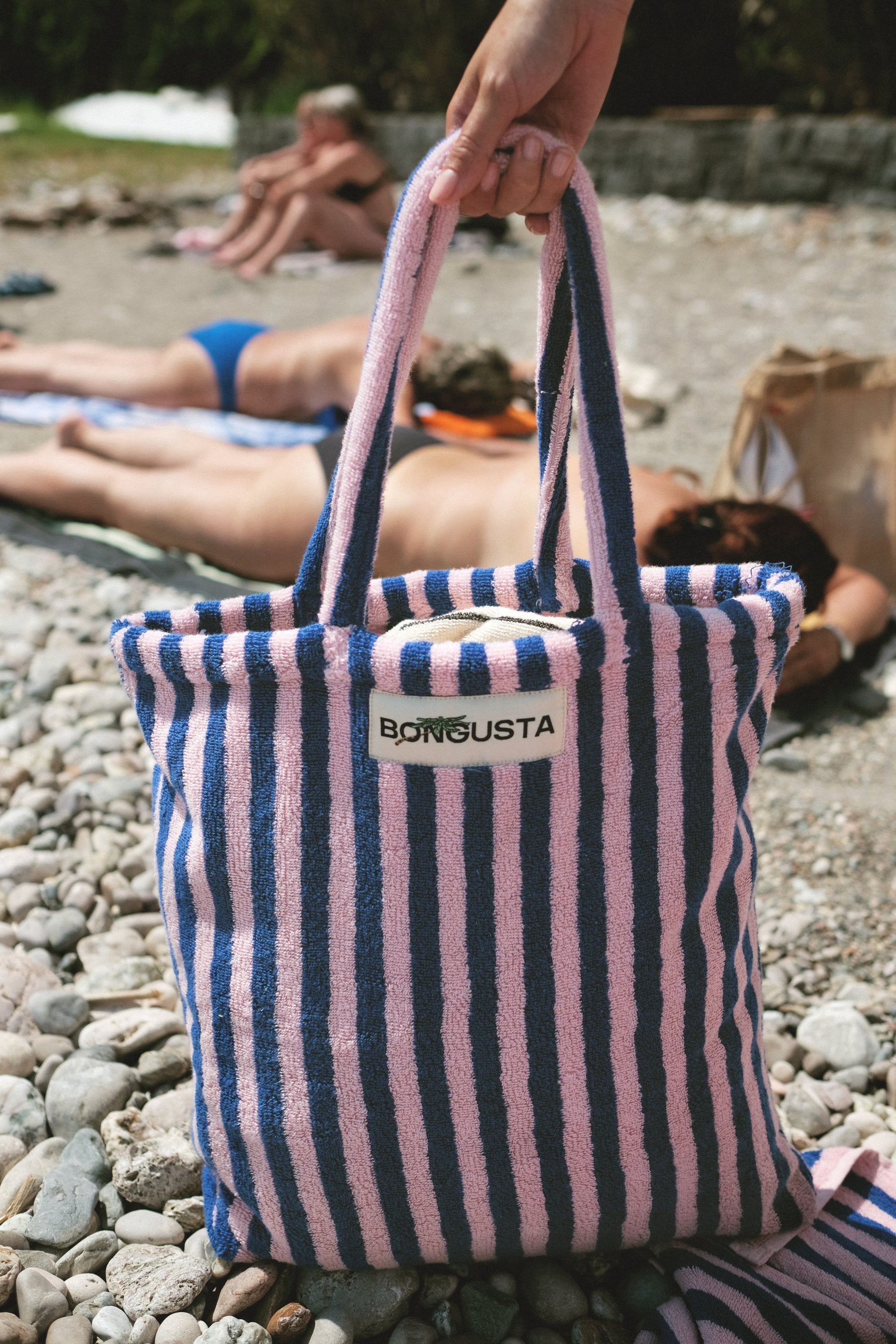 Naram Totebag, Blue/Rose