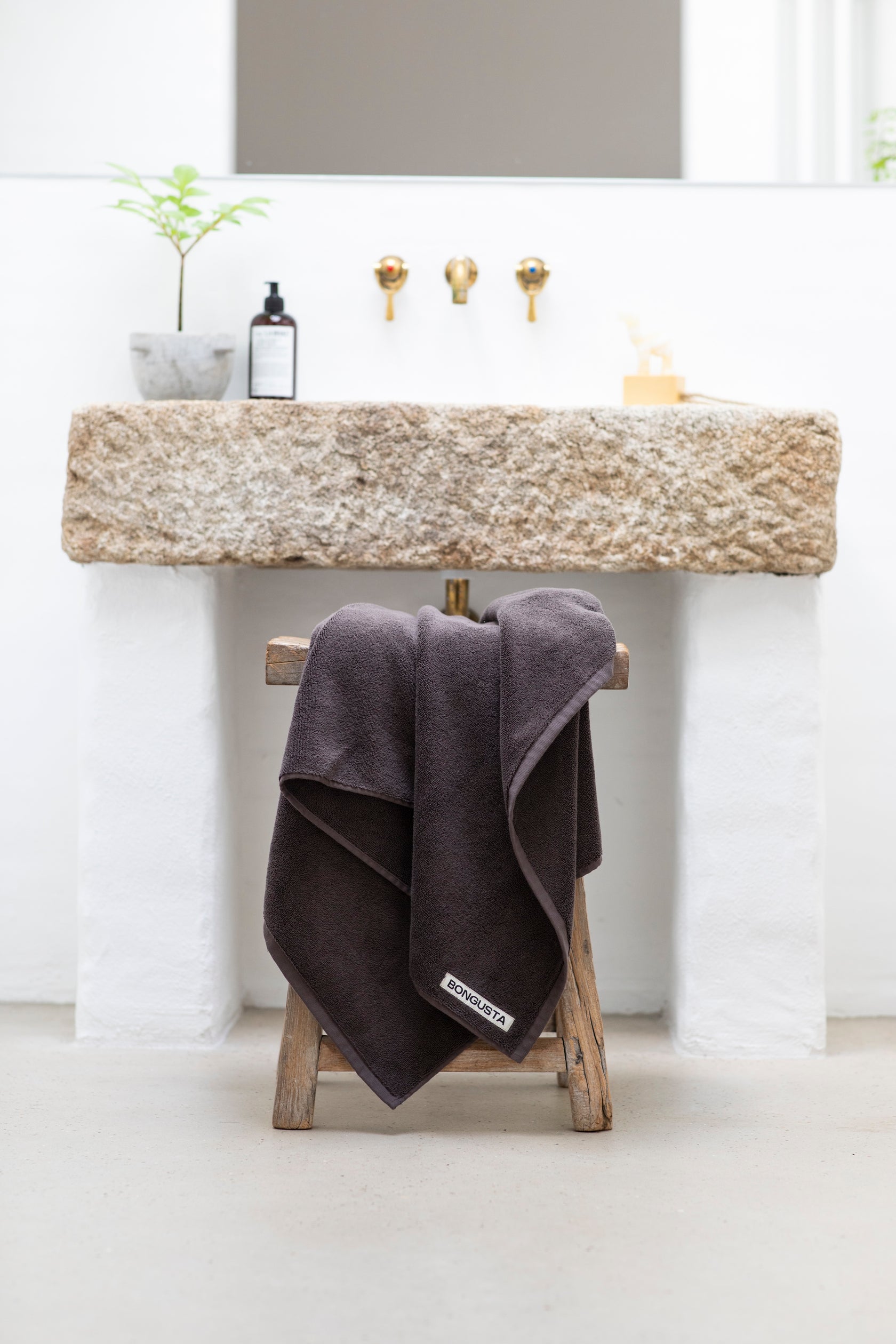 Naram Guest Towel, Coffee