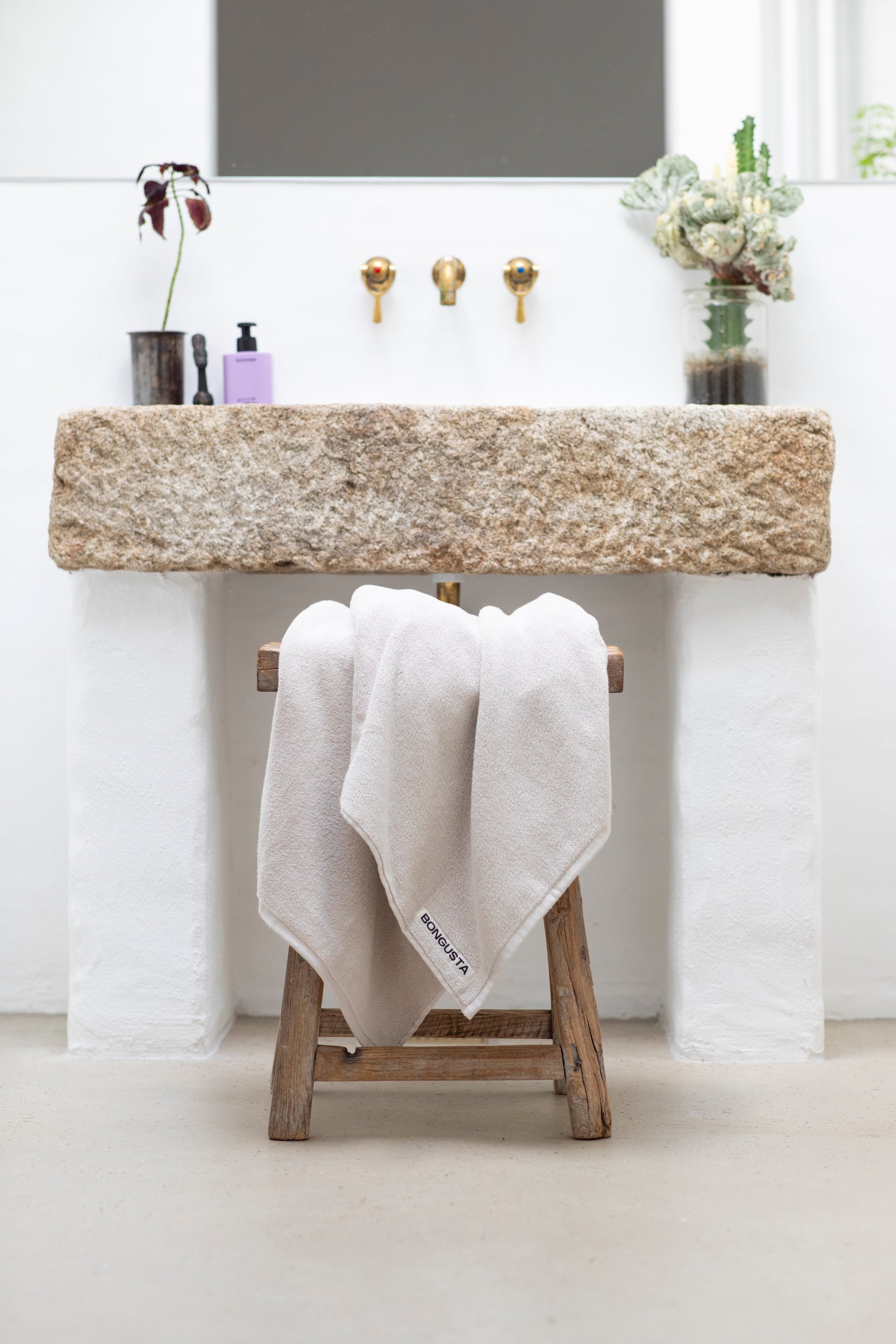 Naram Bath Towel, Moonbeam