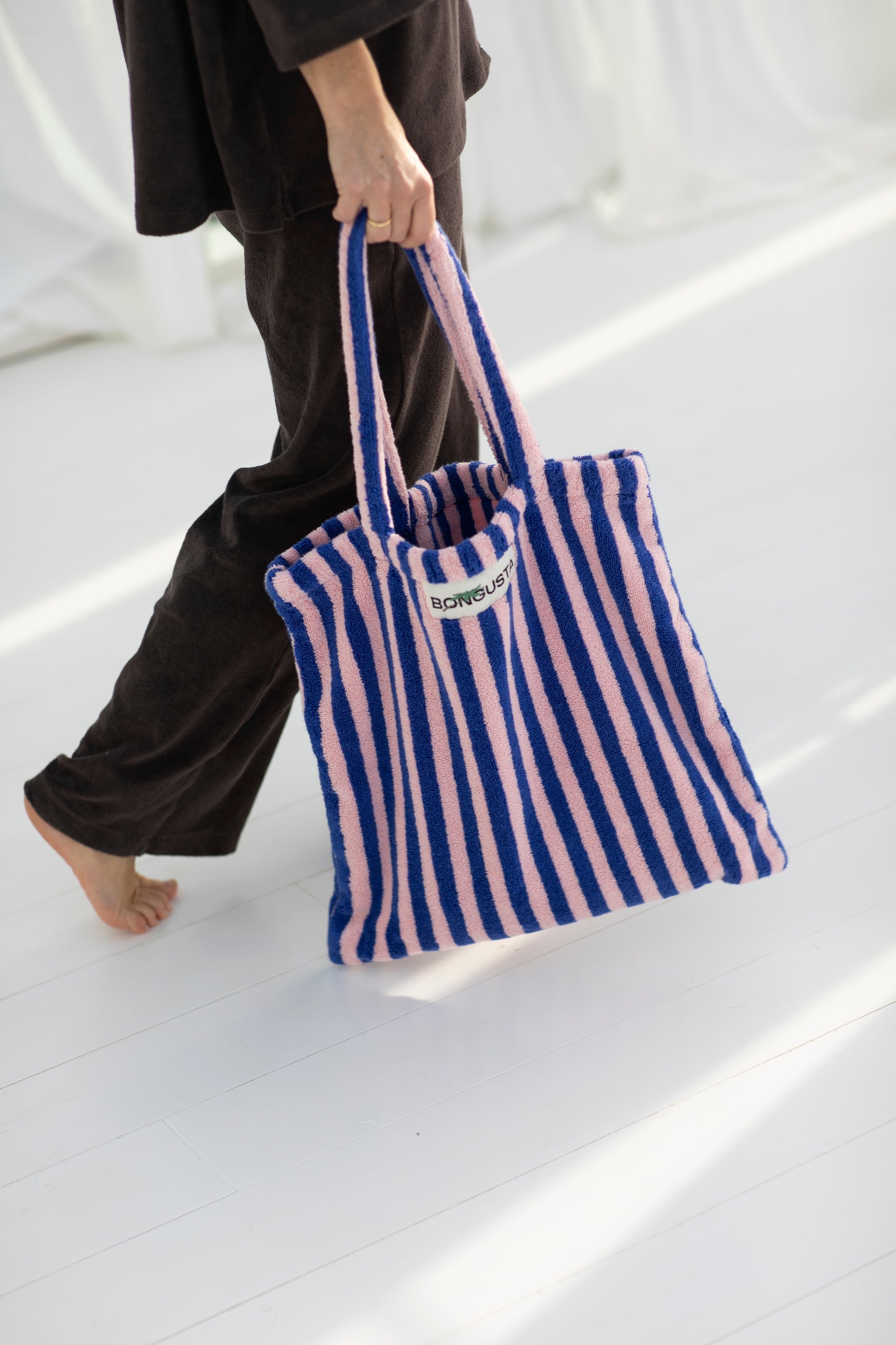 Naram Totebag, Blue/Rose