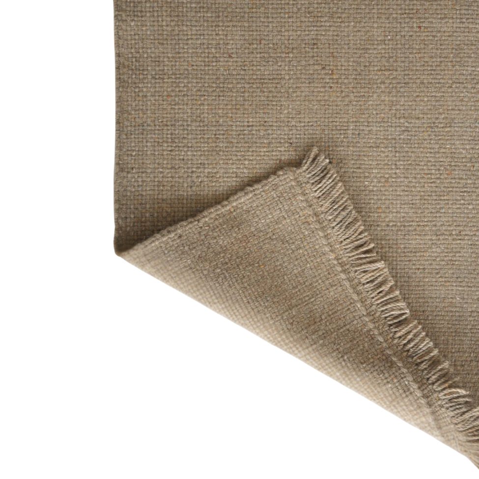 Basket Area Rug, Shell 2'6" x 4'6"