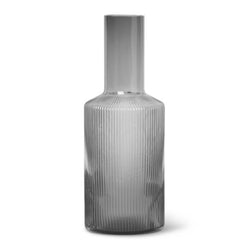 Ripple Carafe, 34cm, Smoked
