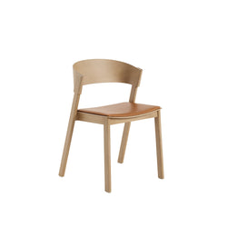 Cover Side Chair, Cognac/Oak