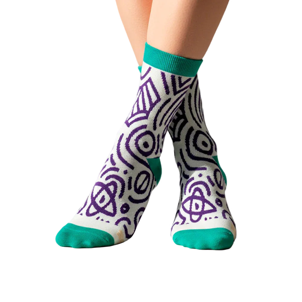 Graphic Socks, Doodle Path