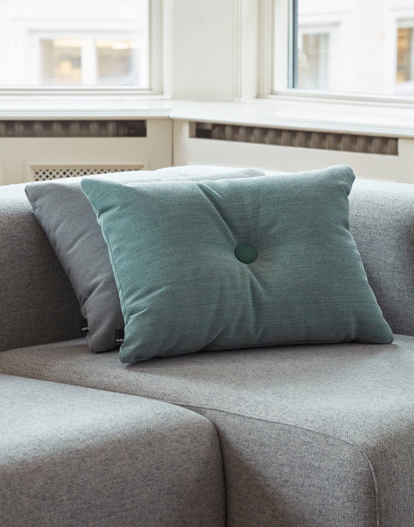 Dot Cushion Steelcut Trio, Green