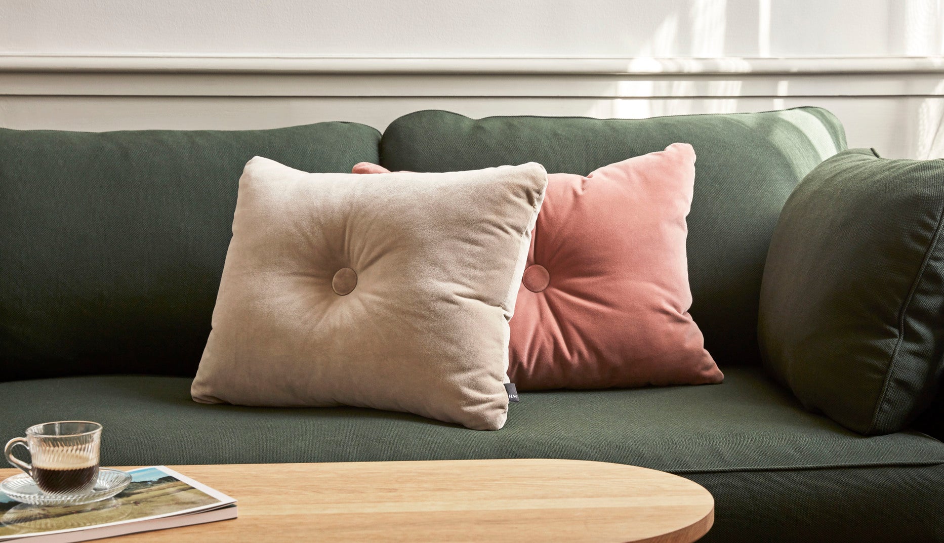 Dot Cushion Soft, Rose