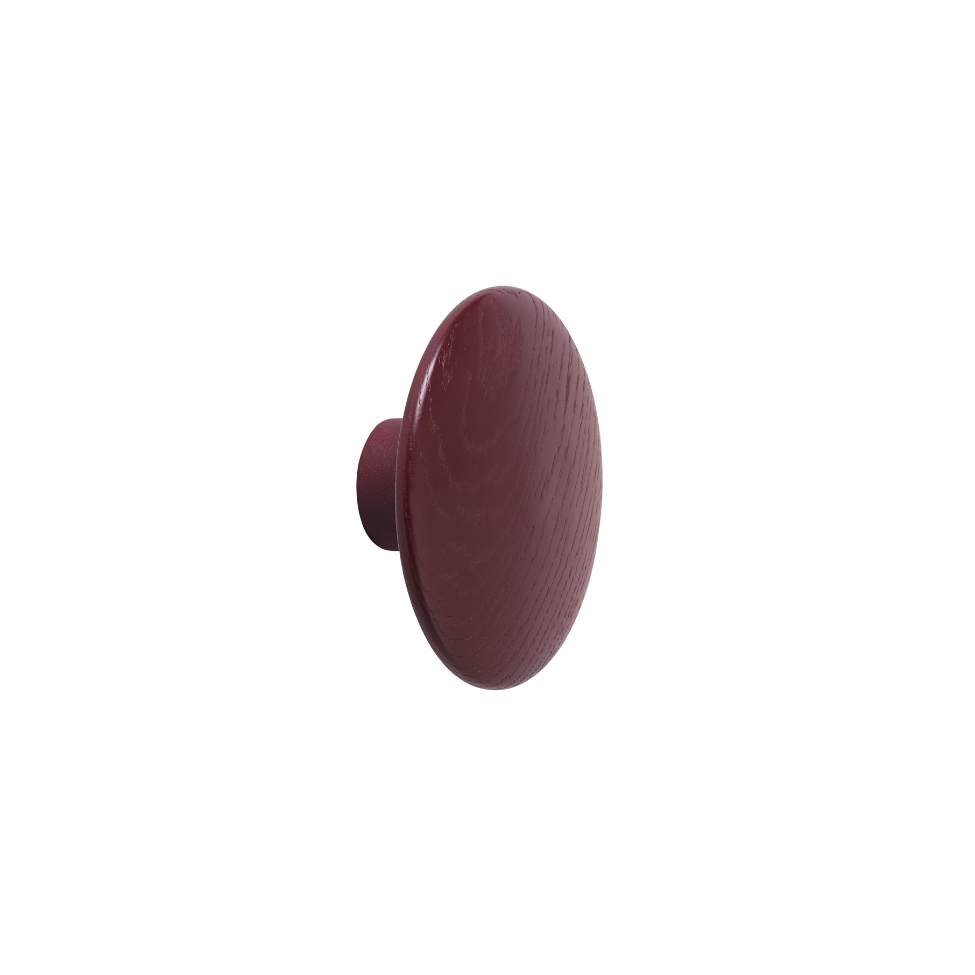The Dots Single Medium, Burgundy