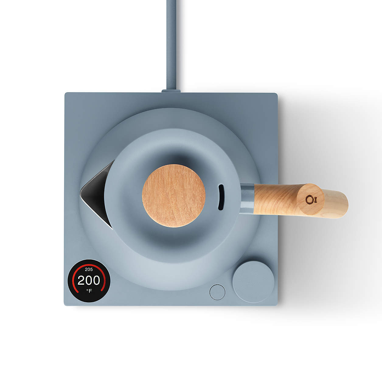 FELLOW Corvo EKG Pro Electric Kettle, Hazy Blue and Maple / Pro