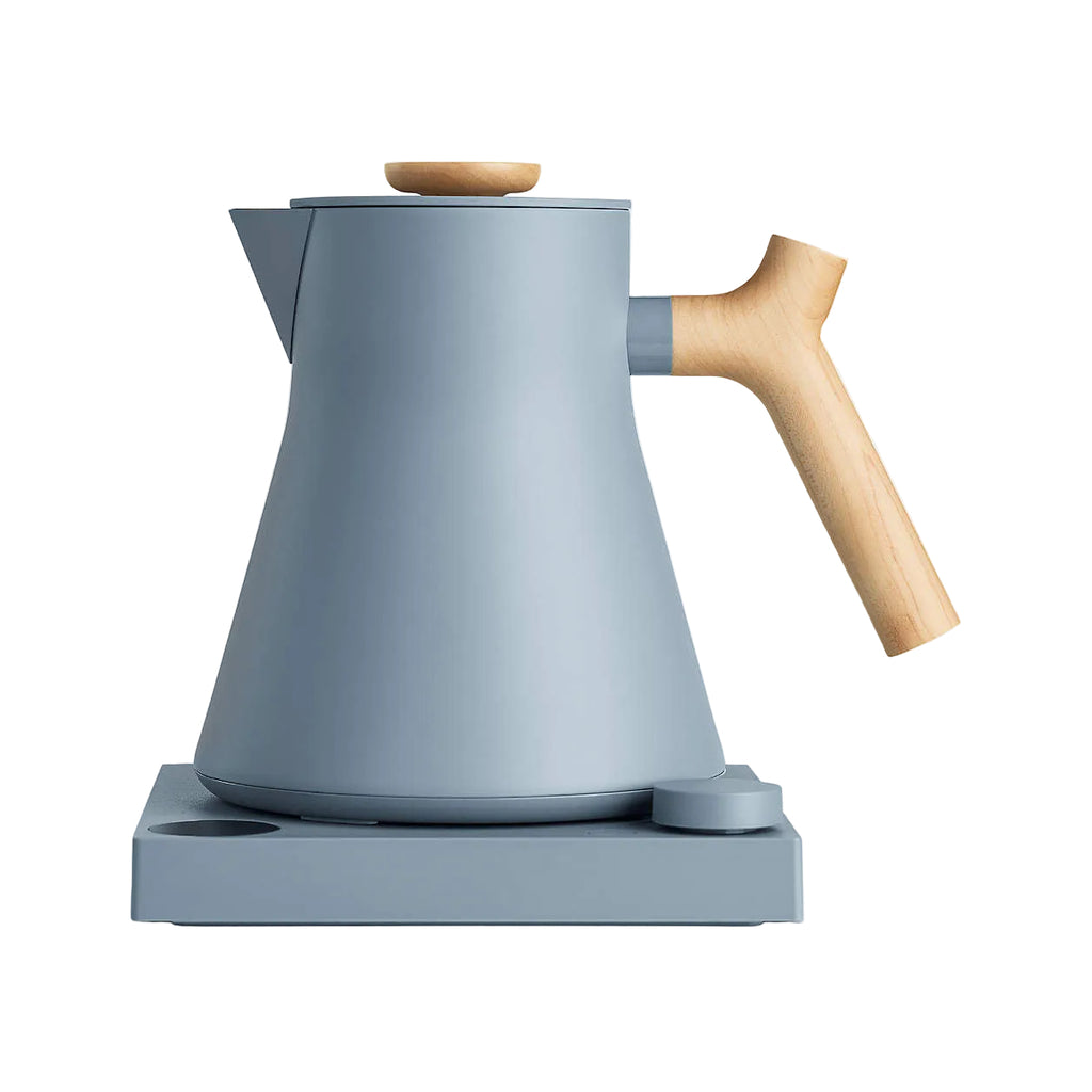 FELLOW Corvo EKG Pro Electric Kettle, Hazy Blue and Maple / Pro