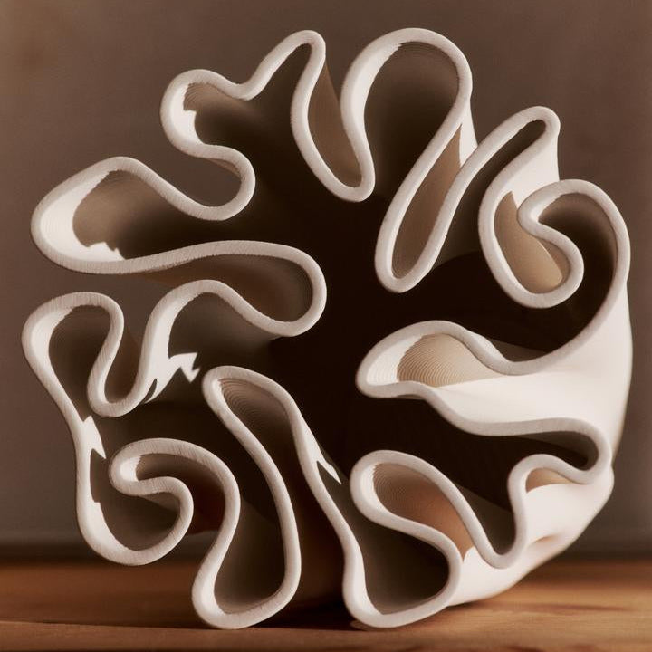 Dedali Vase, H11 Off White