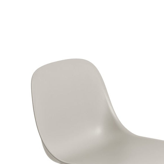 Fiber Outdoor Side Chair, Grey