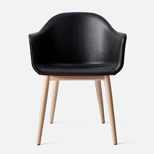 Harbour Arm Chair, Dunes Anthracite, Oak Legs-Chairs-Audo-vancouver special