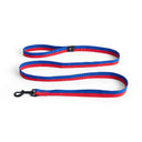 Dog Leash Braided, Red/Blue, M/L