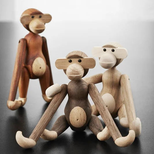 Kay Bojesen Monkey, Small Oak/Maple