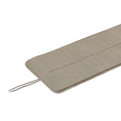 Linear Steel Bench Seat Pad, Grey, 110cm