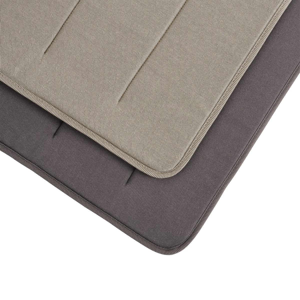 Linear Steel Bench Seat Pad, Grey, 110cm