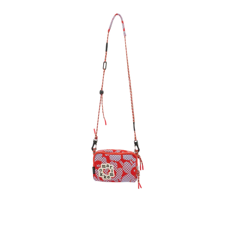 Marimekko unikko shoulder bag, red