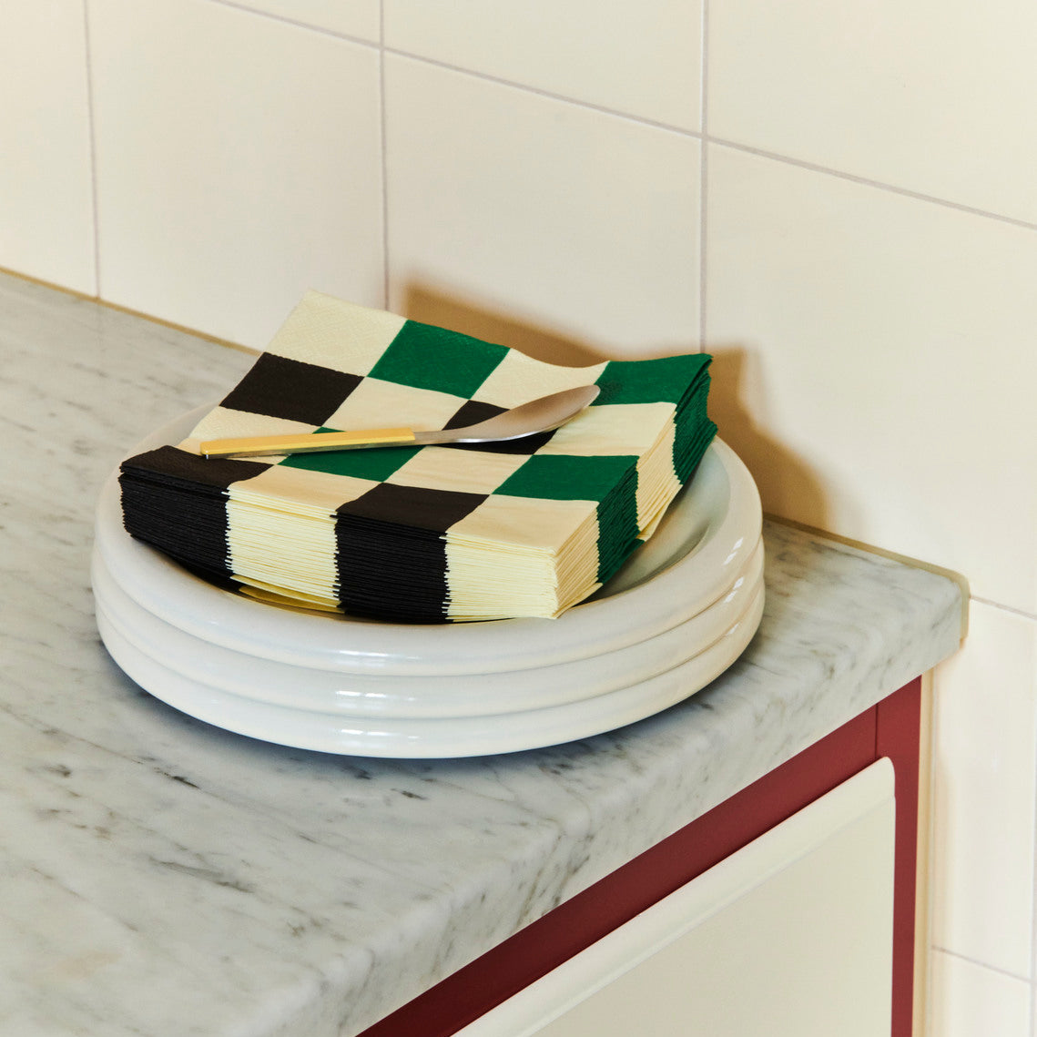 Barro Plate, 24cm, Off White, Set/2